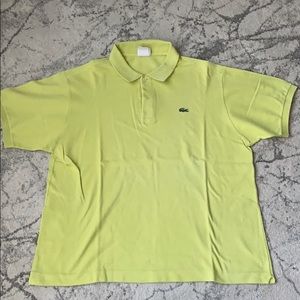Yellow polo shirt